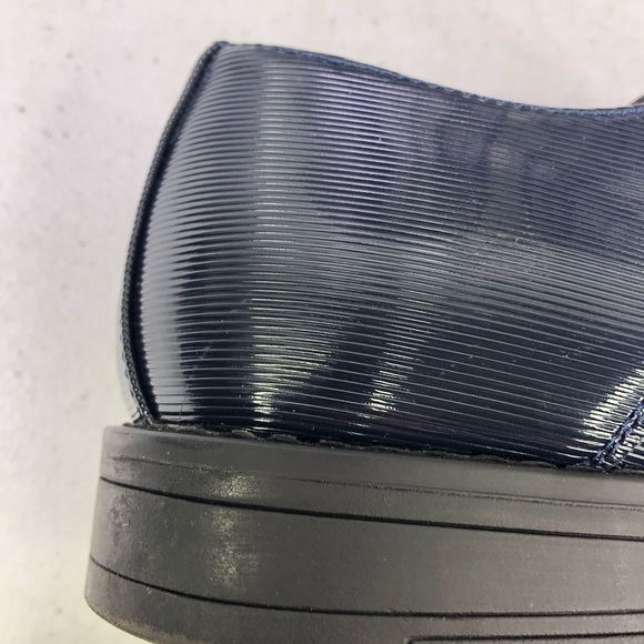 STEVE Madden Crakke Navy Patent Leather Shoes main image 8